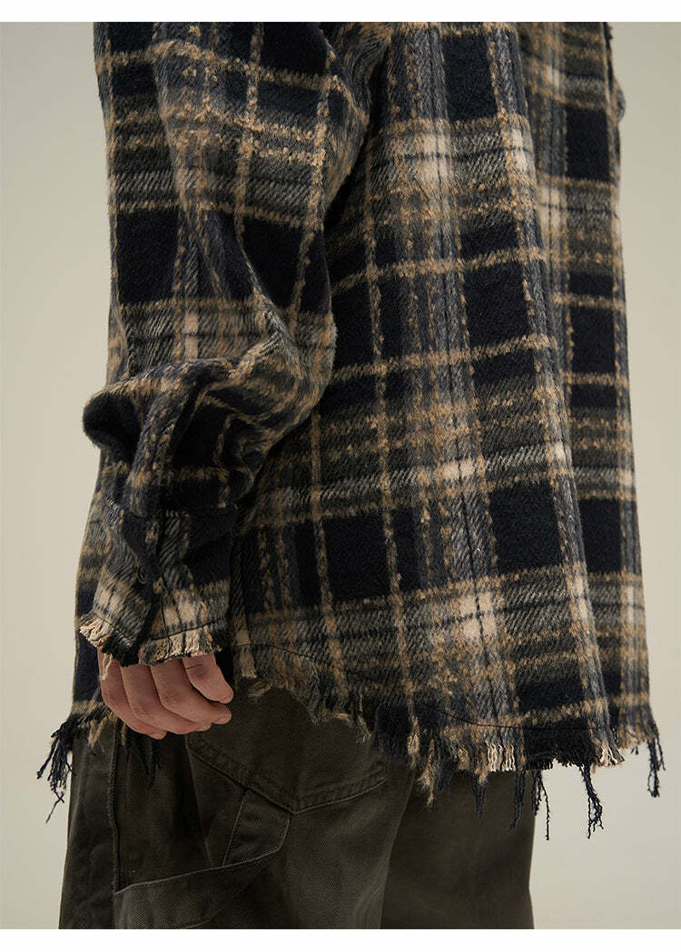 HJK Exclusive Y2K Hooded Devil Flannel - 90s Grunge, Retro, Gothic, Summer & Party Outfits