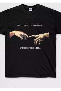 I FELT LIKE HELL T-SHIRT - Y2K Grunge, 90s Fashion, Retro Style, Gothic Y2K,