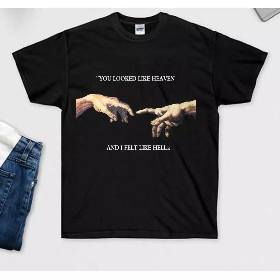 I FELT LIKE HELL T-SHIRT - Y2K Grunge, 90s Fashion, Retro Style, Gothic Y2K,