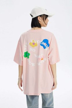 ICONSLAB Flower Garden Tee - Y2K Summer Grunge, 90s Retro, Pastel Goth, Baby Tees Y2K Fashion