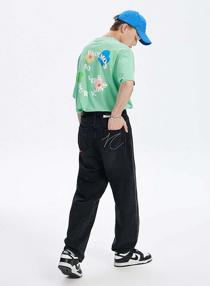 ICONSLAB Flower Garden Tee - Y2K Summer Grunge, 90s Retro, Pastel Goth, Baby Tees Y2K Fashion