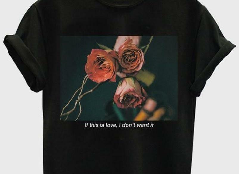 If This Is Love, I Don't Want It Shirt - Y2K Grunge, 90s Fashion, Retro Summer Outfit
