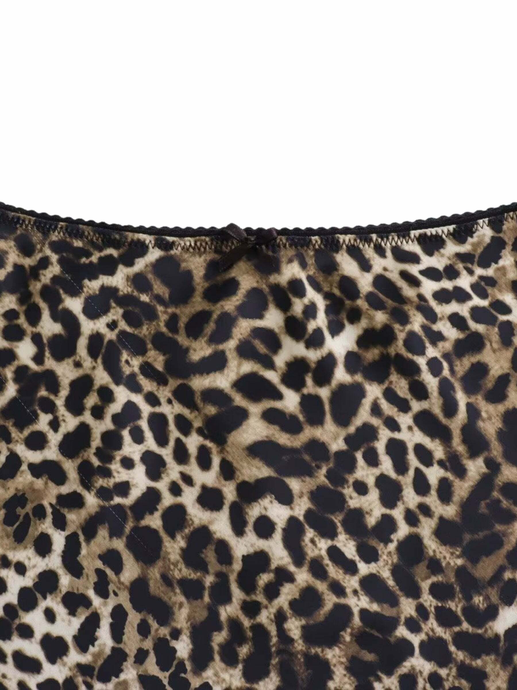 Ikhlas Leopard Print Maxi Skirt - Y2K Summer Grunge, 90s Fashion, Retro Y2K Outfits