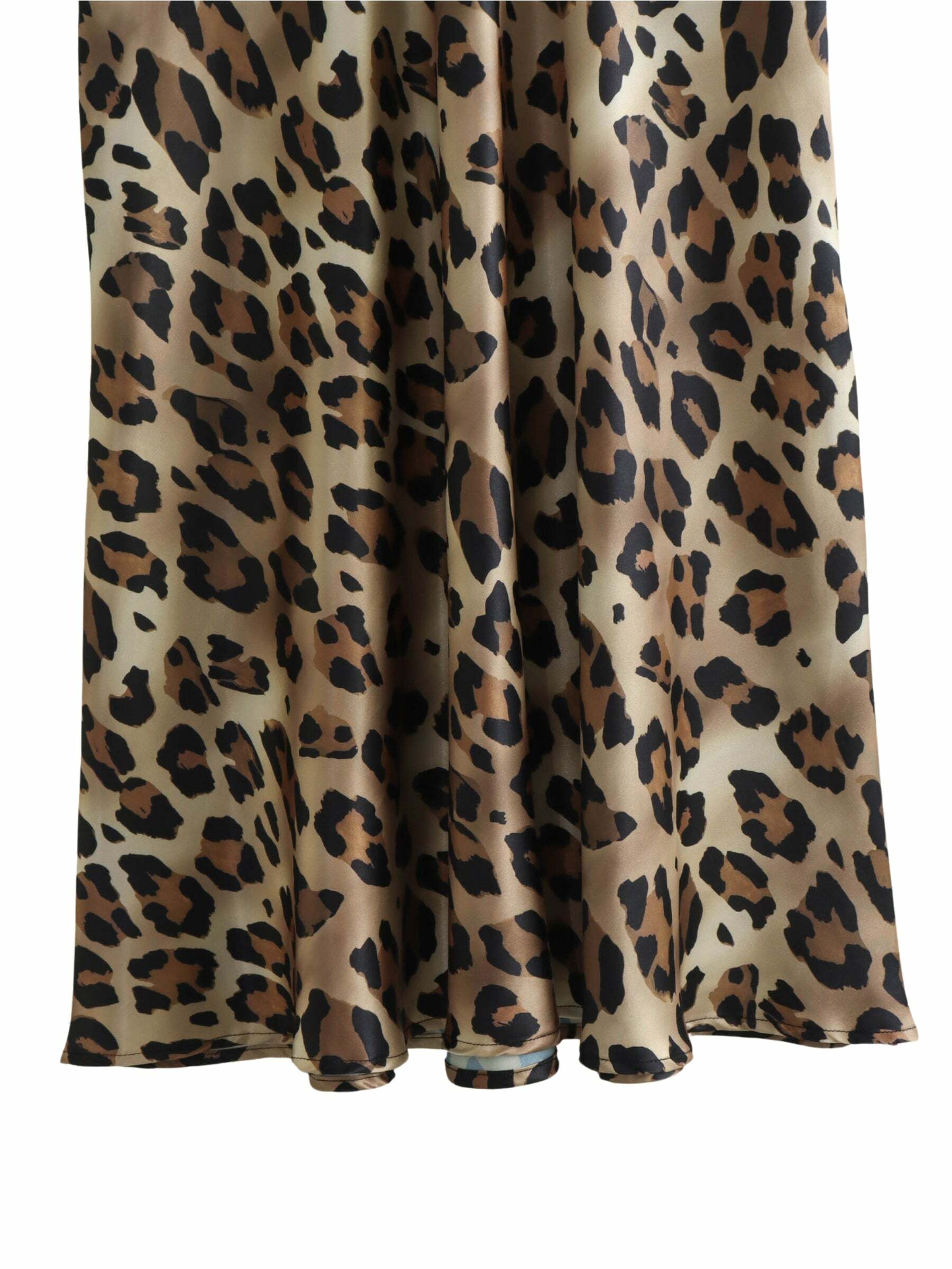 Ilia Leopard Print Maxi Skirt - Y2K Summer Grunge Outfit, 90s Fashion, Retro Style, Y2K Skirt