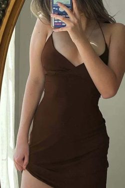 Inaya Backless Mini Dress - Y2K Summer Outfit, 90s Fashion, Grunge, Retro Style, Y2K Party Look