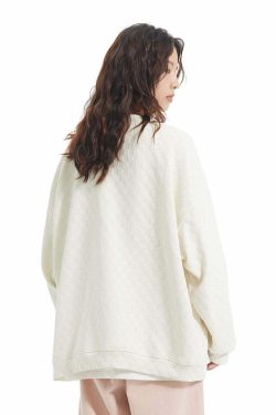 INRM Textured Check Cardigan - Y2K Summer Grunge, 90s Retro, Pastel Goth, Y2K Party Outfit
