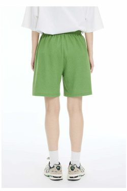 INRM Waffle-Knit Shorts - Y2K Summer Grunge, 90s Retro, Pastel Goth, Y2K Club & Party