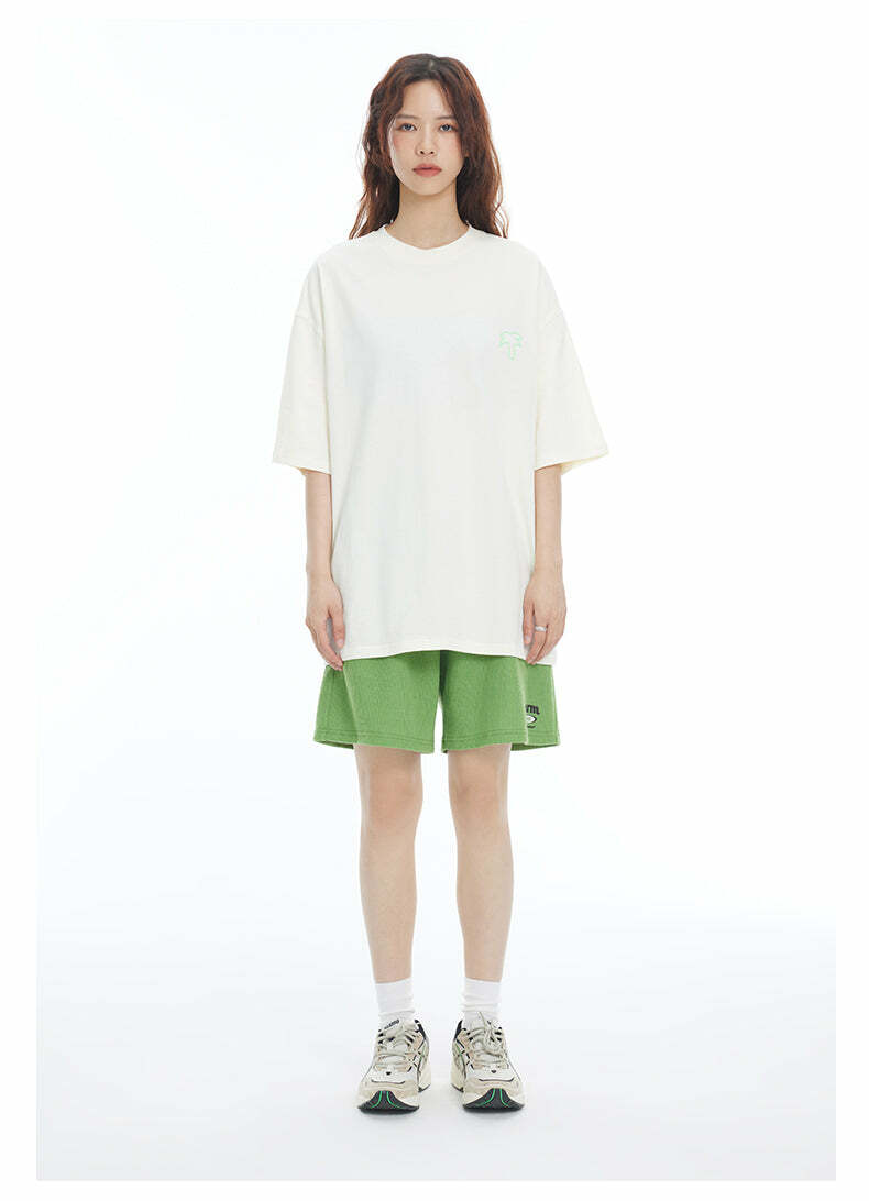 INRM Waffle-Knit Shorts - Y2K Summer Grunge, 90s Retro, Pastel Goth, Y2K Club & Party