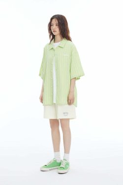 INRM Waffle-Knit Shorts - Y2K Summer Grunge, 90s Retro, Pastel Goth, Y2K Club & Party
