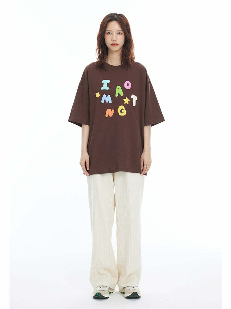 INRM Y2K Pinstripe Wide-Leg Trousers - 90s Grunge, Retro Summer, Gothic, and Party Outfits