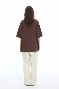 INRM Y2K Pinstripe Wide-Leg Trousers - 90s Grunge, Retro Summer, Gothic, and Party Outfits
