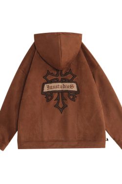 INSstudios Oracle Velour Pullover - Y2K Summer, 90s Grunge, Retro Style, Y2K Club & Party Out