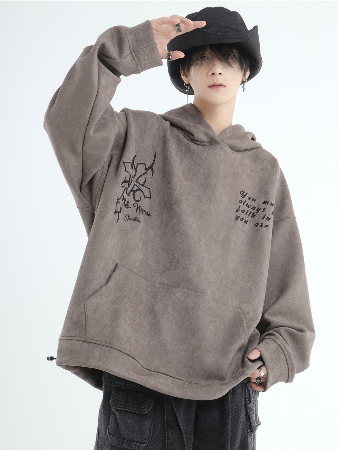 INSstudios Oracle Velour Pullover - Y2K Summer, 90s Grunge, Retro Style, Y2K Club & Party Out