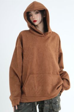 INSstudios Oracle Velour Pullover - Y2K Summer, 90s Grunge, Retro Style, Y2K Club & Party Out