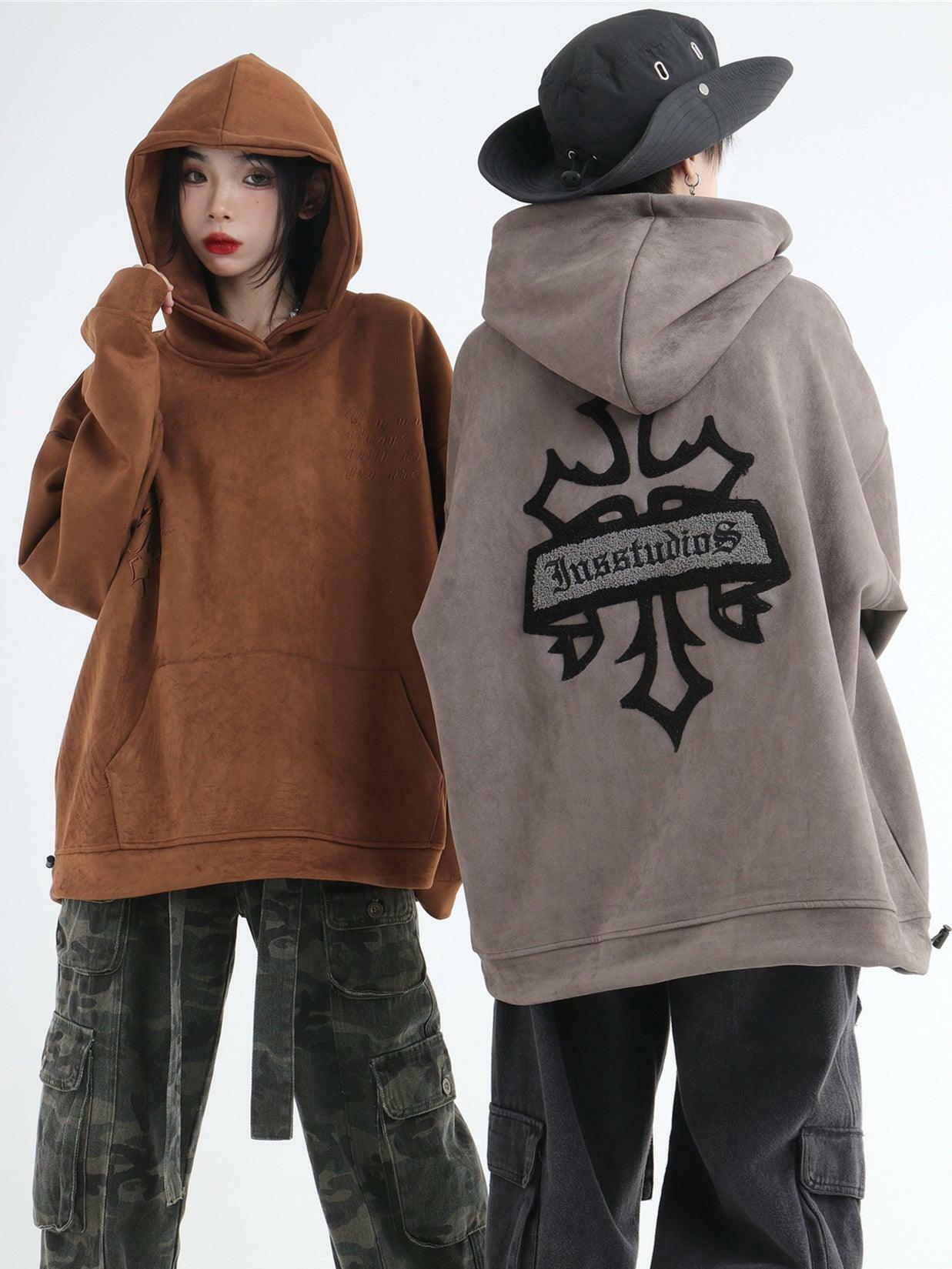 INSstudios Oracle Velour Pullover - Y2K Summer, 90s Grunge, Retro Style, Y2K Club & Party Out