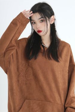 INSstudios Oracle Velour Pullover - Y2K Summer, 90s Grunge, Retro Style, Y2K Club & Party Out