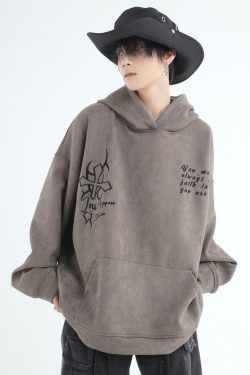 INSstudios Oracle Velour Pullover - Y2K Summer, 90s Grunge, Retro Style, Y2K Club & Party Out