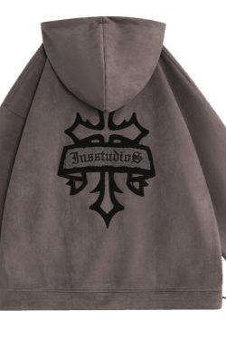INSstudios Oracle Velour Pullover - Y2K Summer, 90s Grunge, Retro Style, Y2K Club & Party Out