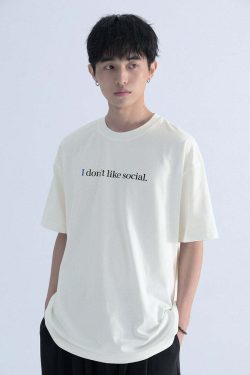Introvert Tee - Y2K Summer Grunge, 90s Retro, Pastel Goth, Hip Hop Fashion for Women