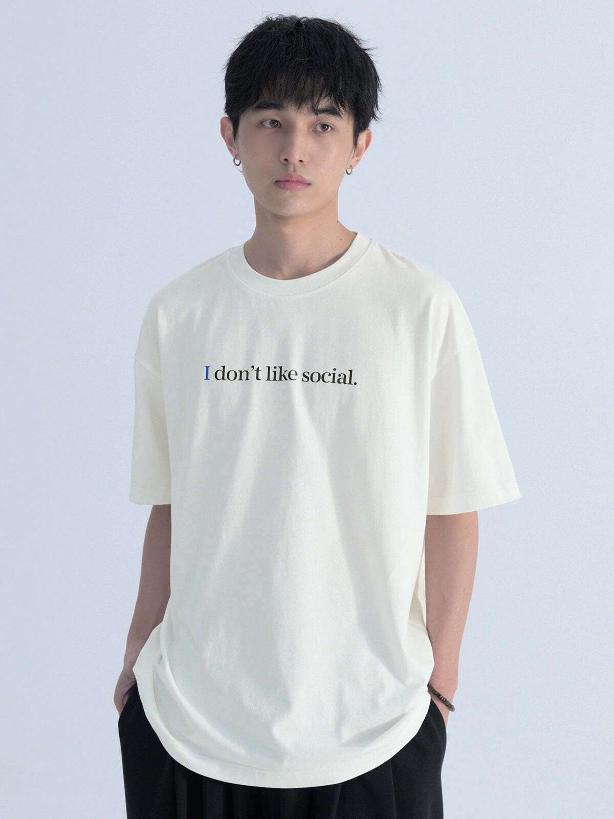 Introvert Tee - Y2K Summer Grunge, 90s Retro, Pastel Goth, Hip Hop Fashion for Women