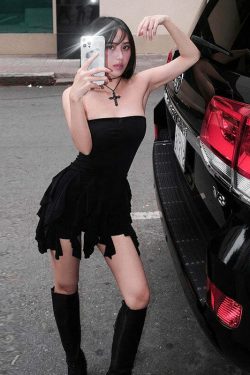 Irene Ruffle Romper Dress - Y2K Summer Outfit, 90s Fashion, Grunge, Retro Style, Pastel Goth