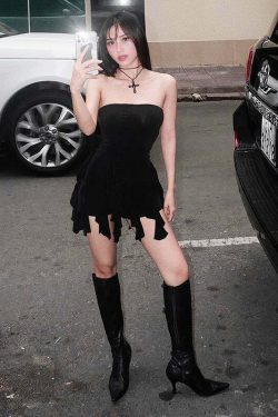 Irene Ruffle Romper Dress - Y2K Summer Outfit, 90s Fashion, Grunge, Retro Style, Pastel Goth