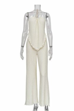 Isela Pleated Pant Set - Y2K Summer Outfit, 90s Fashion, Grunge, Retro Style, Y2K Club & Party