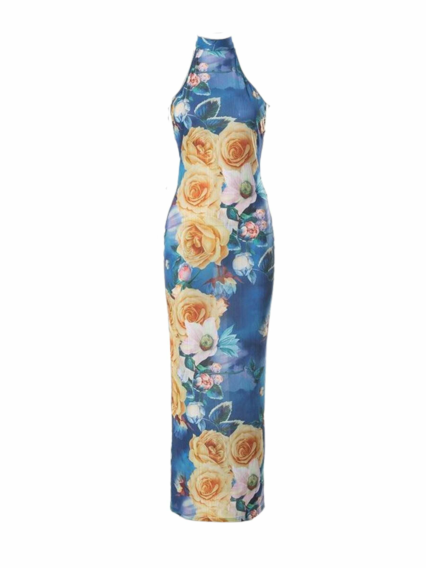 Isobel Floral Maxi Dress - Y2K Summer Outfit, 90s Fashion, Grunge, Retro Style, Pastel Goth