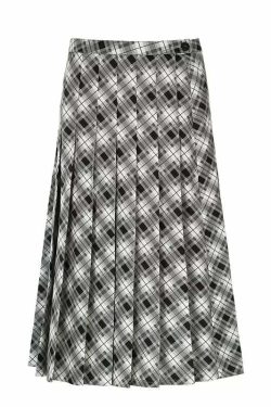 Ivie Pleated Midi Skirt - Y2K Summer Outfit, 90s Fashion, Grunge, Retro Style, Y2K Skirt