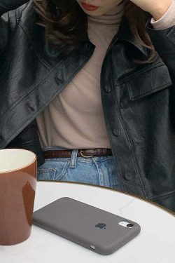 Iyla Leather Jacket - Y2K Grunge & 90s Fashion, Retro Summer Outfits, Y2K Party & Club Style