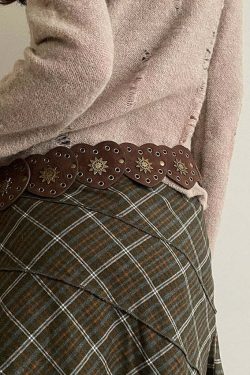 Janice Retro Heart Belt - Y2K Grunge, 90s Fashion, Gothic Y2K, Pastel Goth, Y2K Party