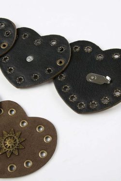 Janice Retro Heart Belt - Y2K Grunge, 90s Fashion, Gothic Y2K, Pastel Goth, Y2K Party