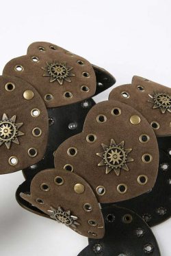 Janice Retro Heart Belt - Y2K Grunge, 90s Fashion, Gothic Y2K, Pastel Goth, Y2K Party