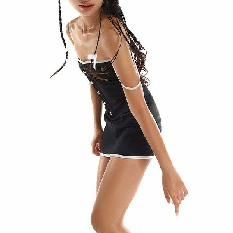 Jaslin Mini Dress - Y2K Summer Grunge Outfit, 90s Fashion, Retro Style, Pastel Goth Vibes