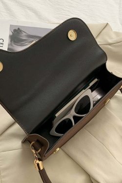 Jazelle Minimal Shoulder Bag - Y2K Summer, 90s Grunge, Retro Style, Y2K Party & Club Outfits