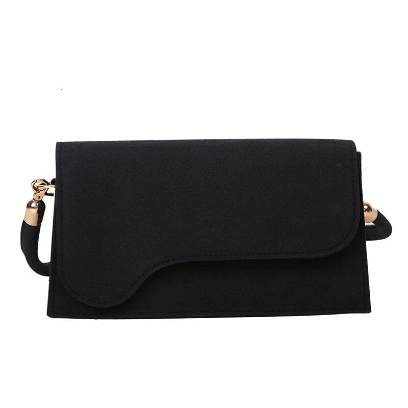 Jazelle Minimal Shoulder Bag - Y2K Summer, 90s Grunge, Retro Style, Y2K Party & Club Outfits