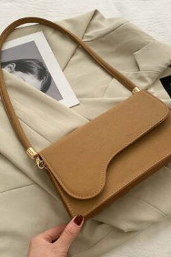 Jazelle Minimal Shoulder Bag - Y2K Summer, 90s Grunge, Retro Style, Y2K Party & Club Outfits