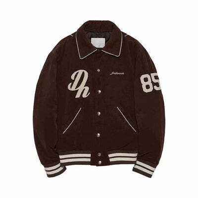 Jennie Retro College Jacket - Y2K Summer, 90s Fashion, Grunge, Y2K Party & Club Outfits
