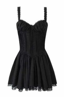 Jessia Corset Mini Dress - Y2K Summer, 90s Grunge, Retro Party, Gothic, Popstar, Pastel Goth Out