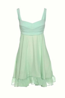 Jessia Mini Ruffle Dress - Y2K Summer Outfit, 90s Fashion, Grunge, Retro Style, Pastel Goth