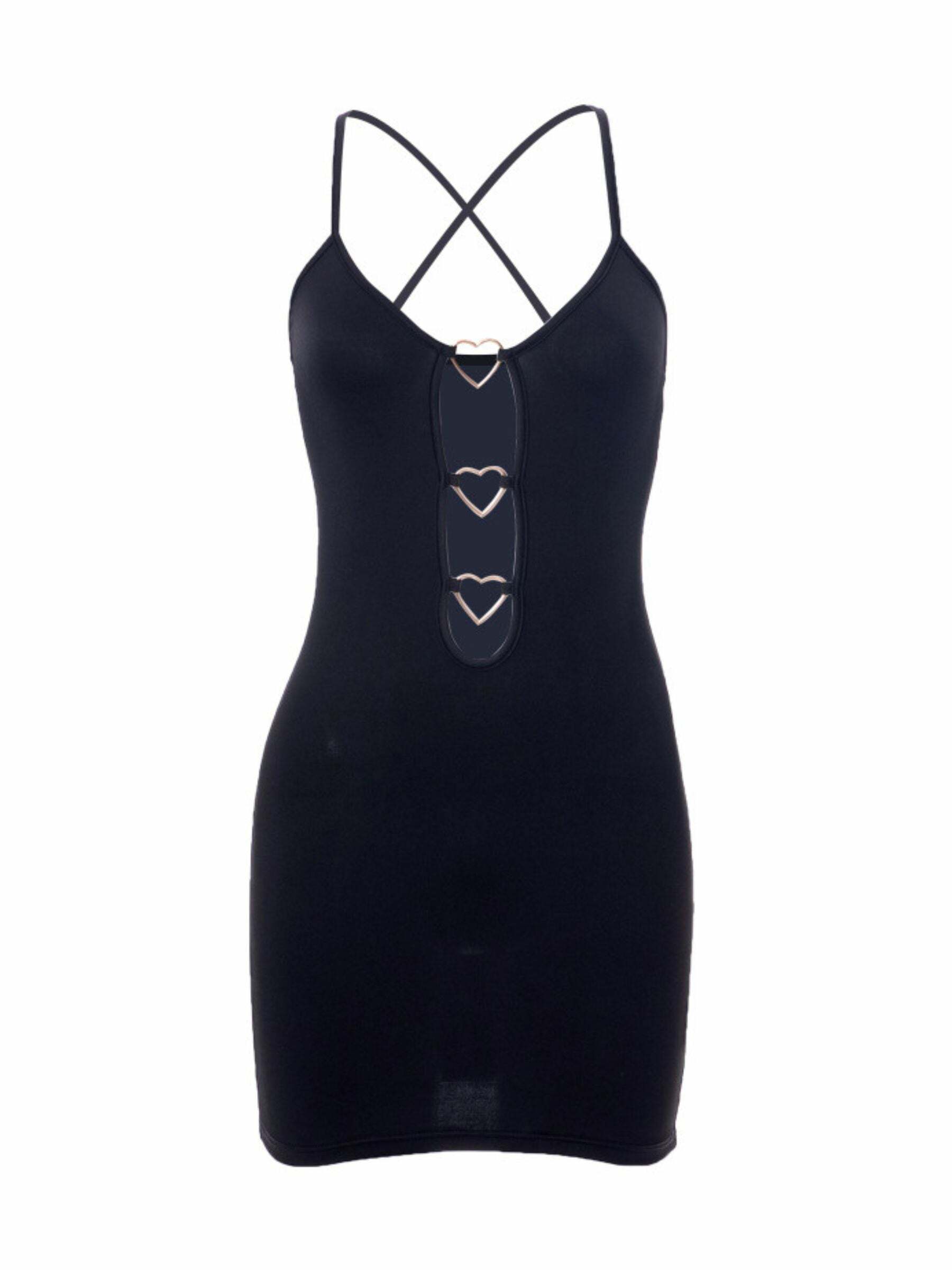Jillian Basic Mini Dress - Y2K Summer Outfit, 90s Fashion, Grunge, Retro Style, Y2K Party Look