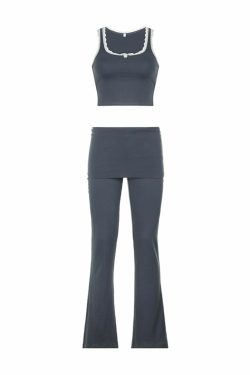 Johana Pants Set - Y2K Summer & 90s Grunge Outfit, Retro Style, Y2K Club & Party Fashion