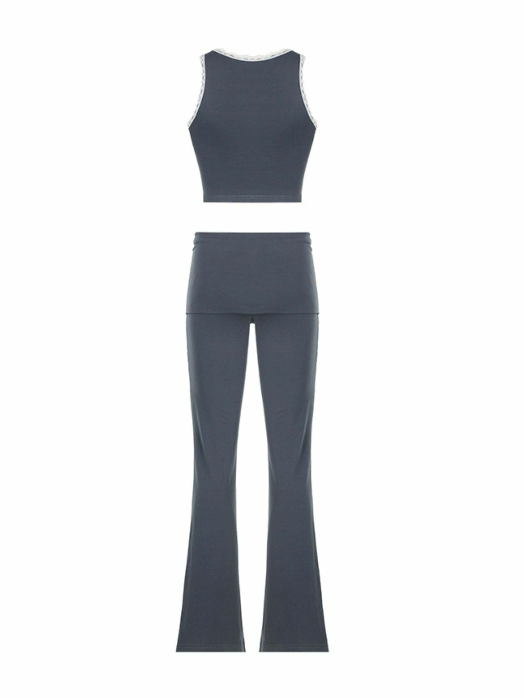 Johana Pants Set - Y2K Summer & 90s Grunge Outfit, Retro Style, Y2K Club & Party Fashion