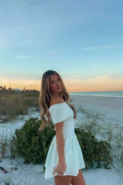 Josilyn Off Shoulder Mini Dress - Y2K Summer, 90s Fashion, Grunge, Retro, Party & Club Outfits