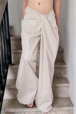 Joslin Low Waist Pants - Y2K Summer Grunge, 90s Retro, Gothic Y2K, Y2K Club & Party Out