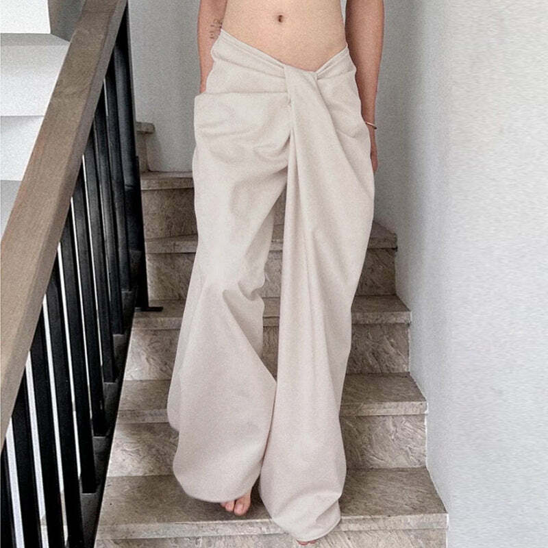 Joslin Low Waist Pants - Y2K Summer Grunge, 90s Retro, Gothic Y2K, Y2K Club & Party Out