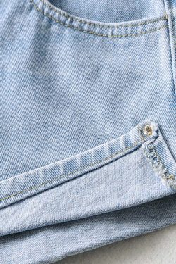 Jovi High Waist Denim Shorts - Y2K Summer Grunge, 90s Retro, Y2K Party & Club Outfits