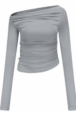 Jude Long Sleeve Top - Y2K Summer Grunge, 90s Retro, Pastel Goth, Y2K Club & Party Outfits