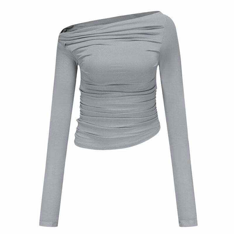 Jude Long Sleeve Top - Y2K Summer Grunge, 90s Retro, Pastel Goth, Y2K Club & Party Outfits