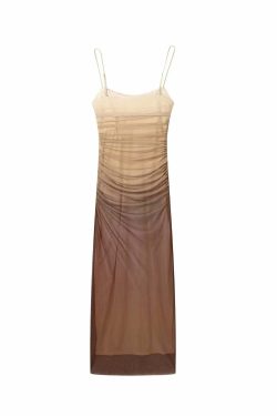 Kaari Mesh Maxi Dress - Y2K Summer Grunge, 90s Retro, Pastel Goth, Y2K Party & Club Outfits